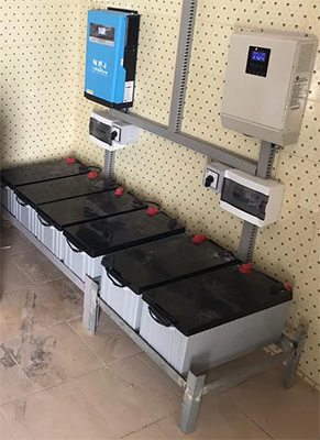 Panneau solaire avec batterie, vey electricite